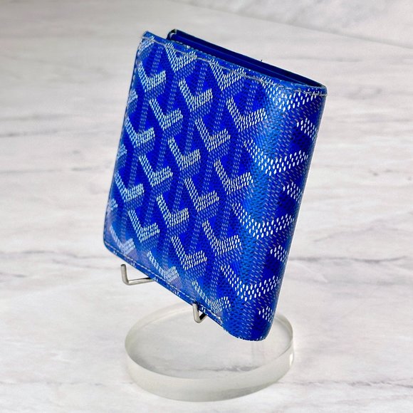 ❌❌❌ SOLD! ❌❌❌ GOYARD SKY BLUE VICTOIRE BI-FOLD WALLET - Picture 8 of 16